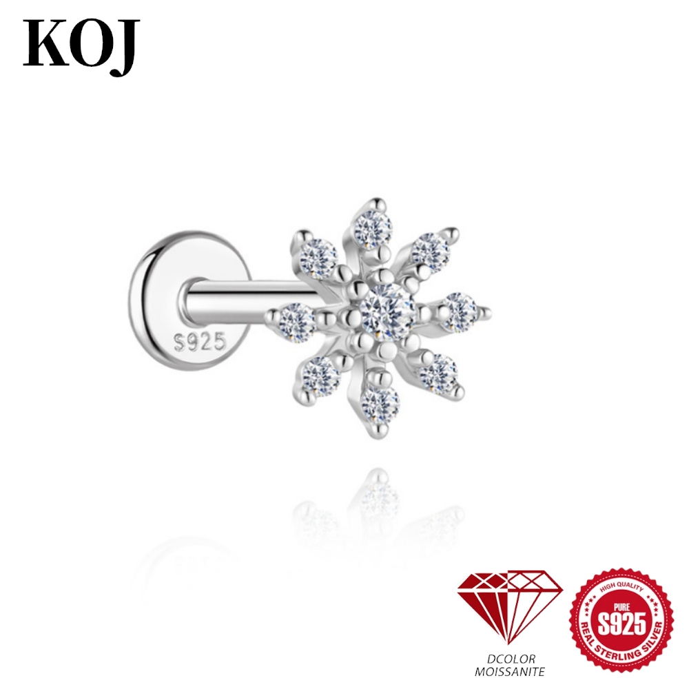 Body Piercing Quality Jewelry - KOJ 1 Stück 925 Sterling Silber
