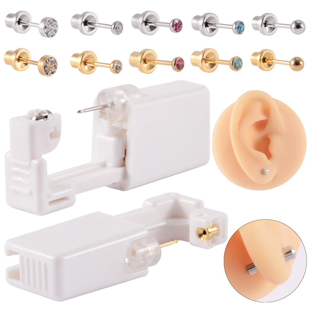 Body Jewelry Tunnels - Neue sterile Einweg-Ohrpiercing-Einheit Knorpel Tragus Helix