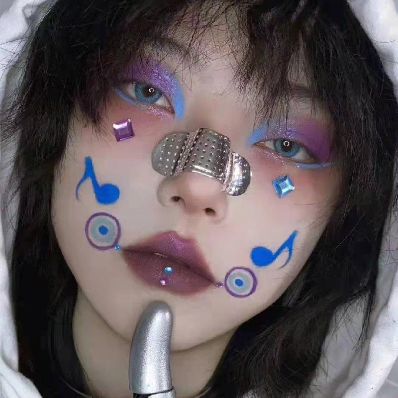 Body Jewelry Tunnels - Punk-Nasenmanschetten, Nasenclip aus Metall, Hip-Hop-Fake-Nasenring, nicht