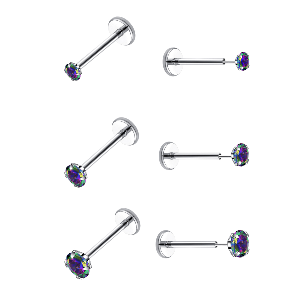 20G Flat Back Threadless Ohrri – Body Jewelry Threadless Bewertung und Preis