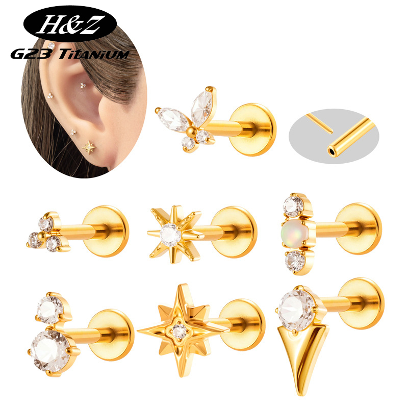 1 Stück G23 Titan 16G Gewindel – Body Jewelry Threadless Bewertung und Preis