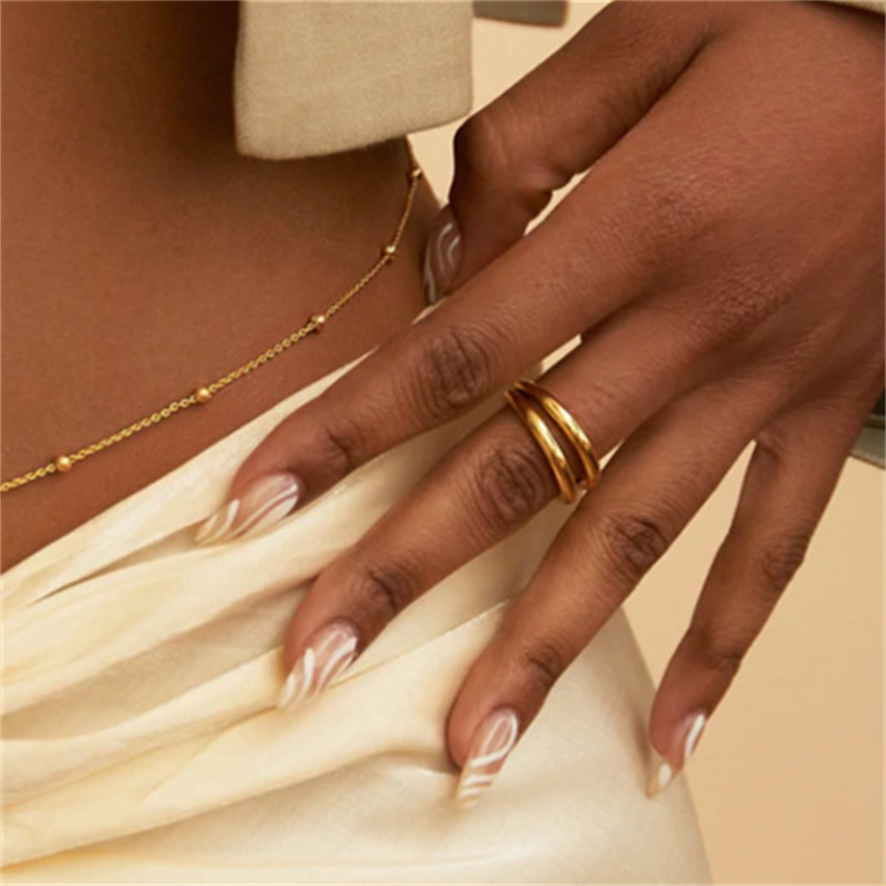 Mädchen Einfache Perlen Bauchk – Body Jewelry Gold Bewertung und Preis