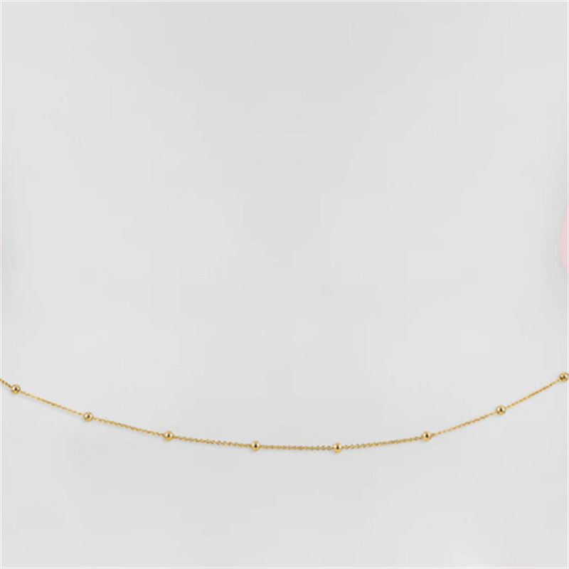 Mädchen Einfache Perlen Bauchk – Body Jewelry Gold Bewertung und Preis