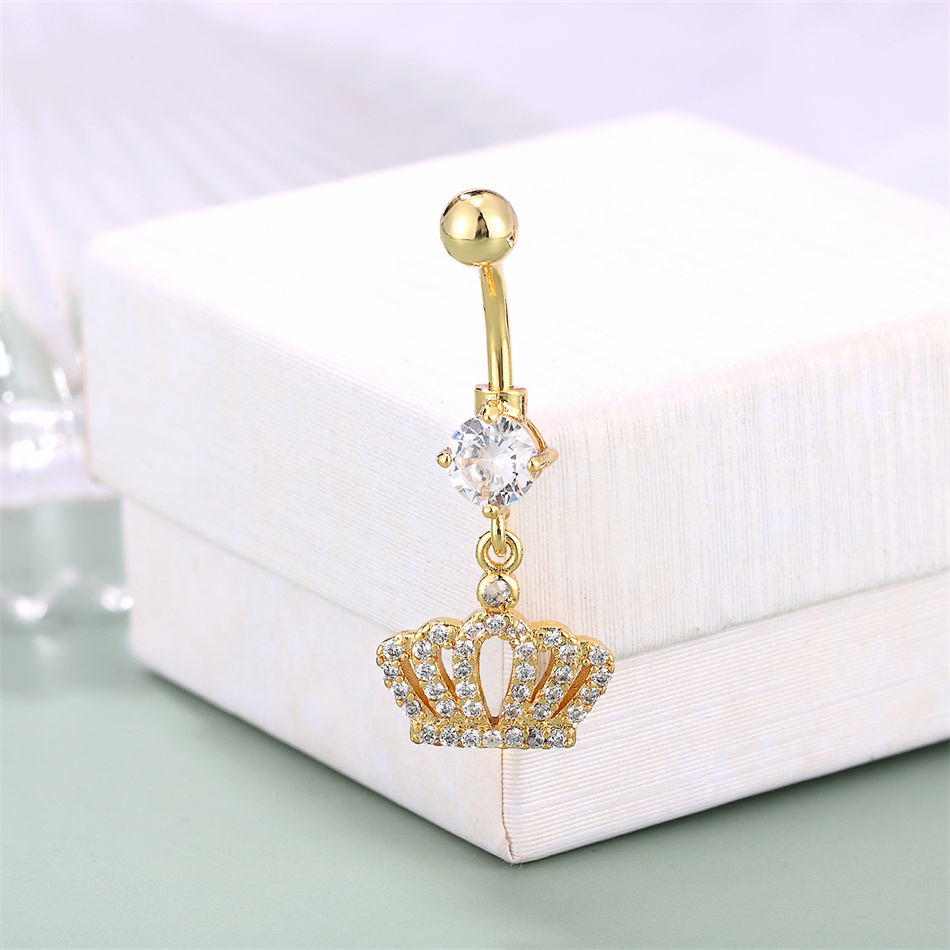 Baumeln Bauchnabel Ring Herz K – Belly Bar Titanium Bewertung und Preis