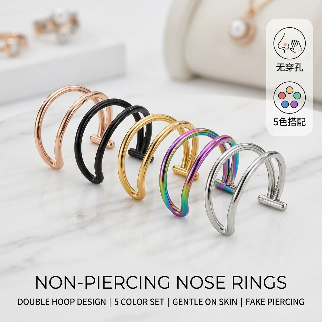 2 Stück, 20 g, Set mit künstli – Body Jewelry Lip Ring Bewertung und Preis