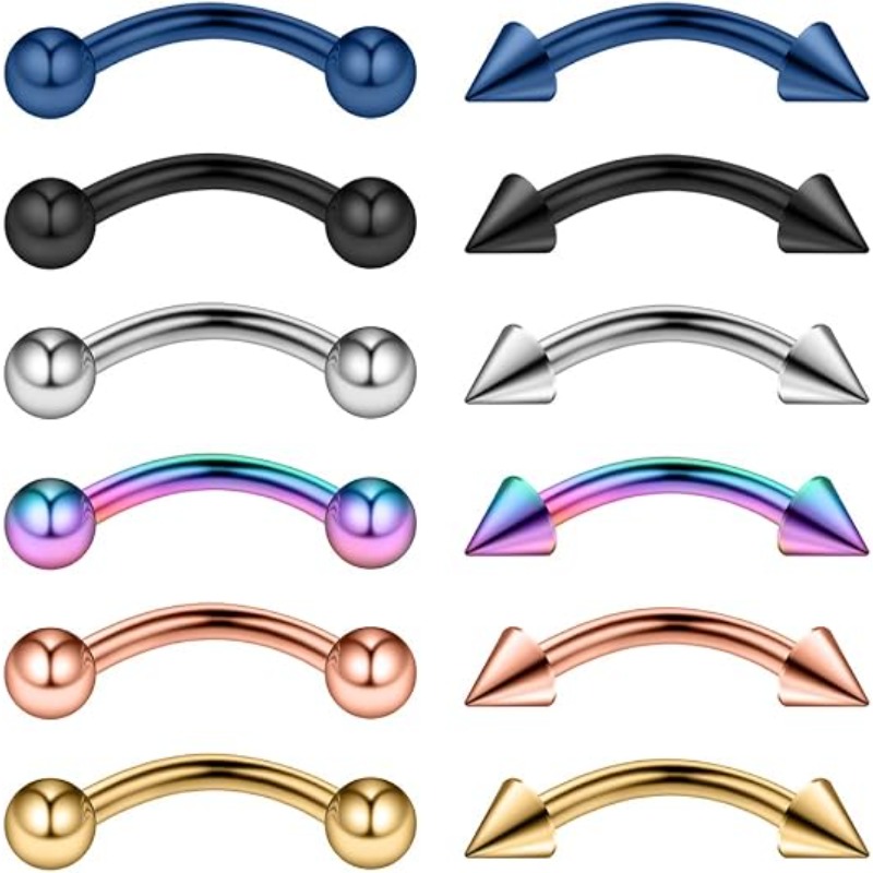 12 Stück 16G Piercing-Schmuck  – Body Jewelry Lip Ring Bewertung und Preis