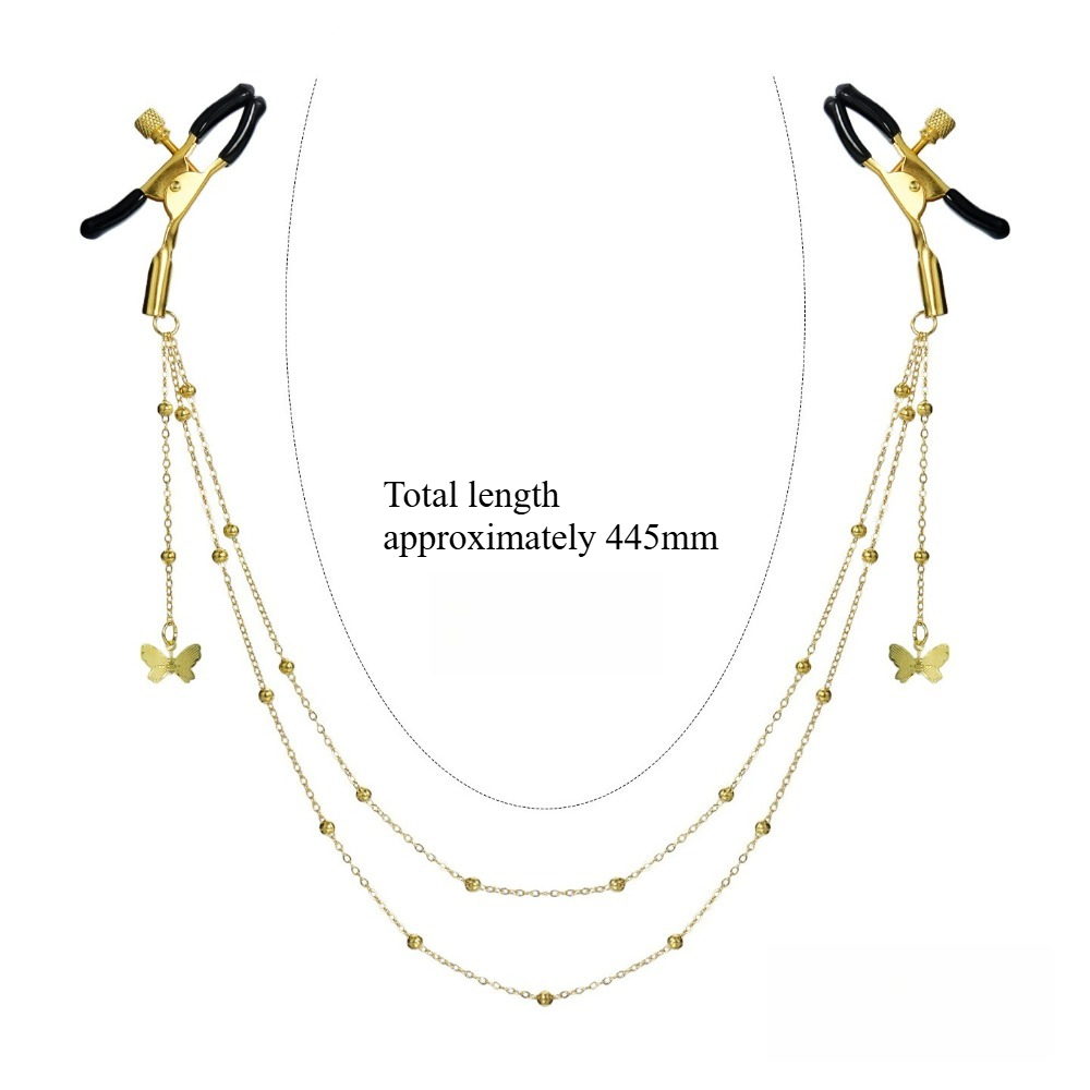 Sexy Schmetterlings-Nippelklem – Body Jewelry Nipple Chain Bewertung und Preis