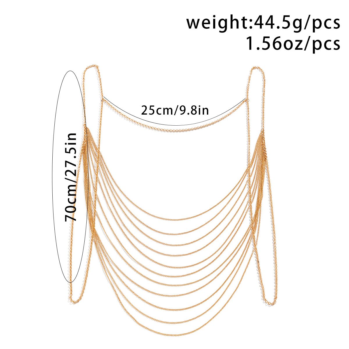Klassische mehrschichtige Quas – Body Jewelry Gold Bewertung und Preis