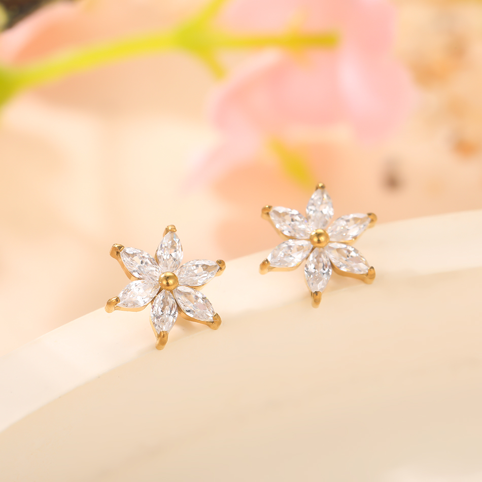 1/5PCS Titan Kristall Blume De – Belly Bar Titanium Bewertung und Preis