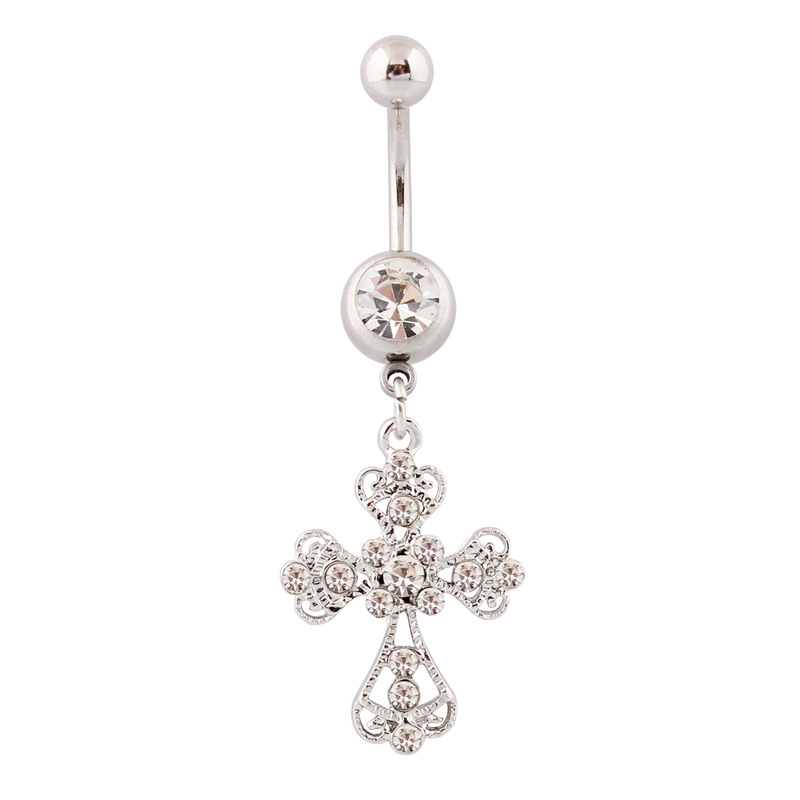 Edelstahl-Kreuzanhänger Bauchn – Belly Bar Titanium Bewertung und Preis