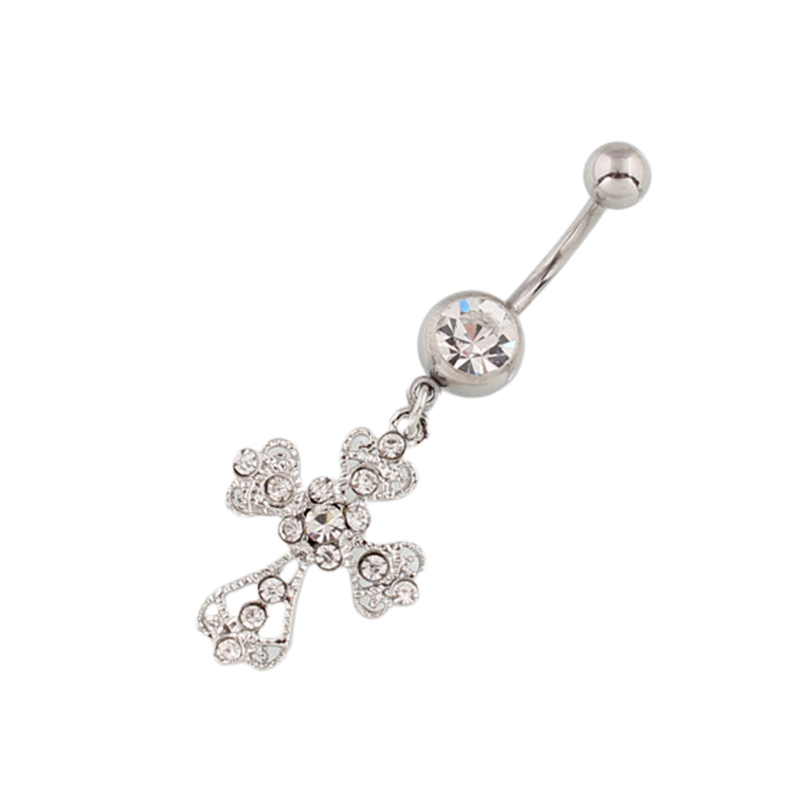 Edelstahl-Kreuzanhänger Bauchn – Belly Bar Titanium Bewertung und Preis