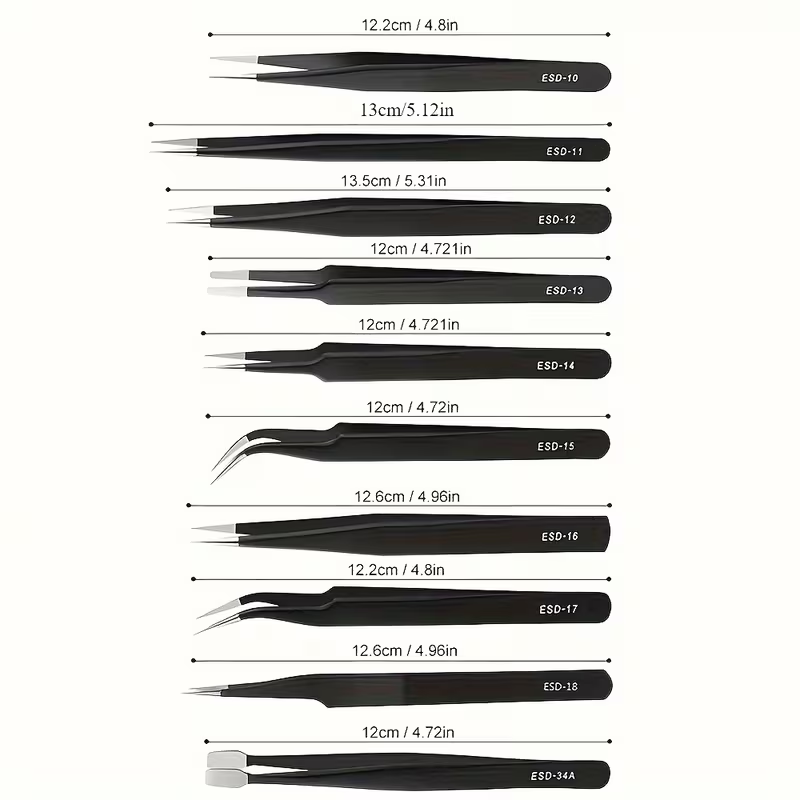 10-teiliges ESD-Antistatik-Pin – Body Jewelry Tool Bewertung und Preis