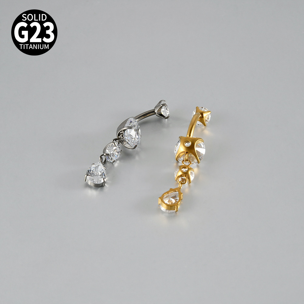 1PC Titan Blume/Schmetterling  – Belly Bar Titanium Bewertung und Preis