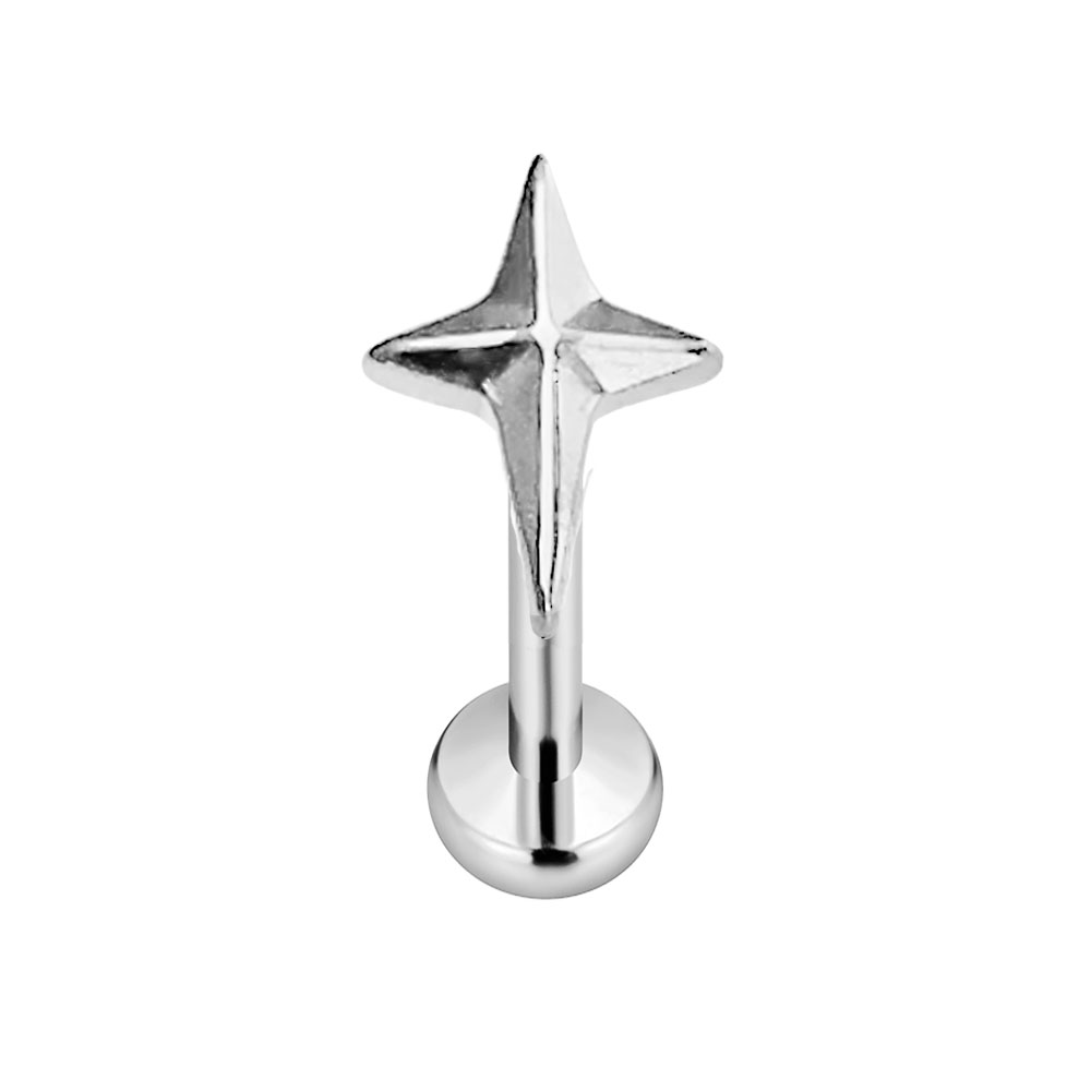 Astm f136 g23 titan stern kreu – Body Jewelry Threadless Bewertung und Preis