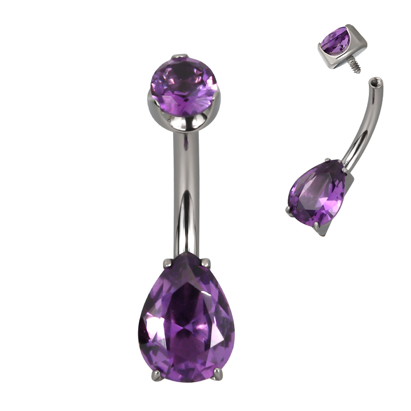 ASTM F136 Titan PIERC Birnenfo – Belly Bar Titanium Bewertung und Preis