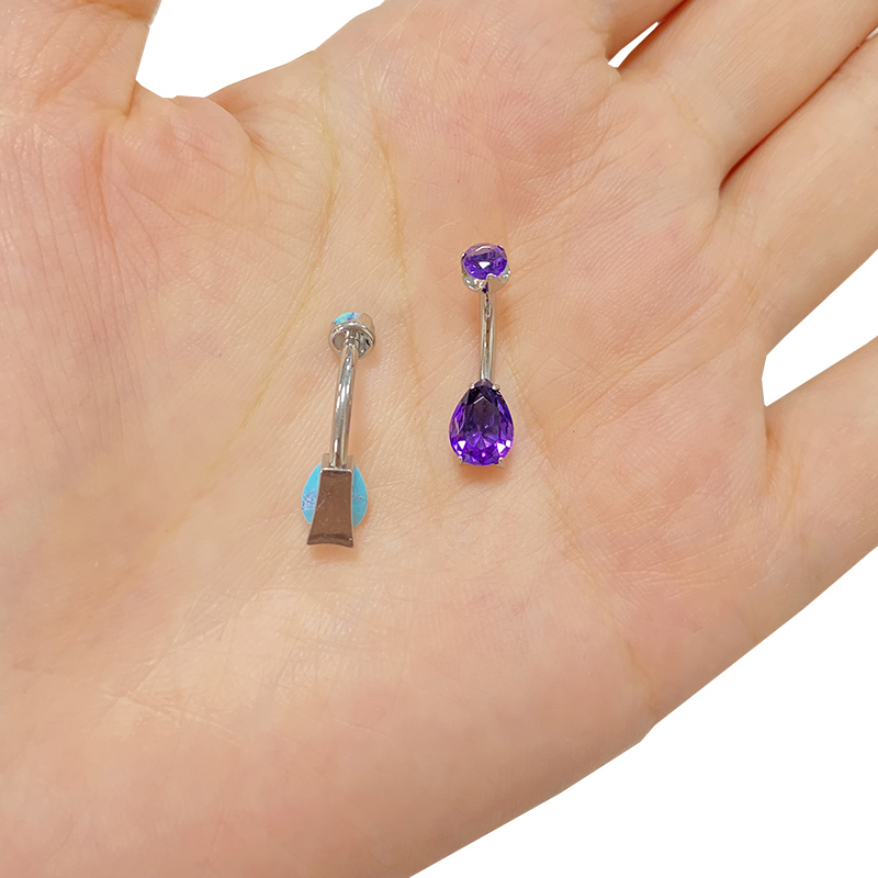 ASTM F136 Titan PIERC Birnenfo – Belly Bar Titanium Bewertung und Preis