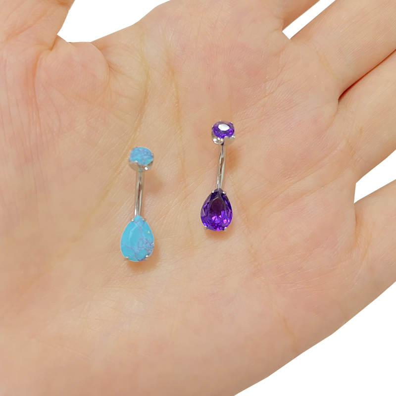 ASTM F136 Titan PIERC Birnenfo – Belly Bar Titanium Bewertung und Preis
