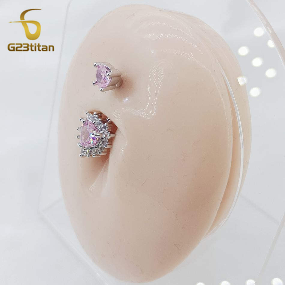 G23titan 14g Herz Bauchnabel R – Belly Bar Titanium Bewertung und Preis