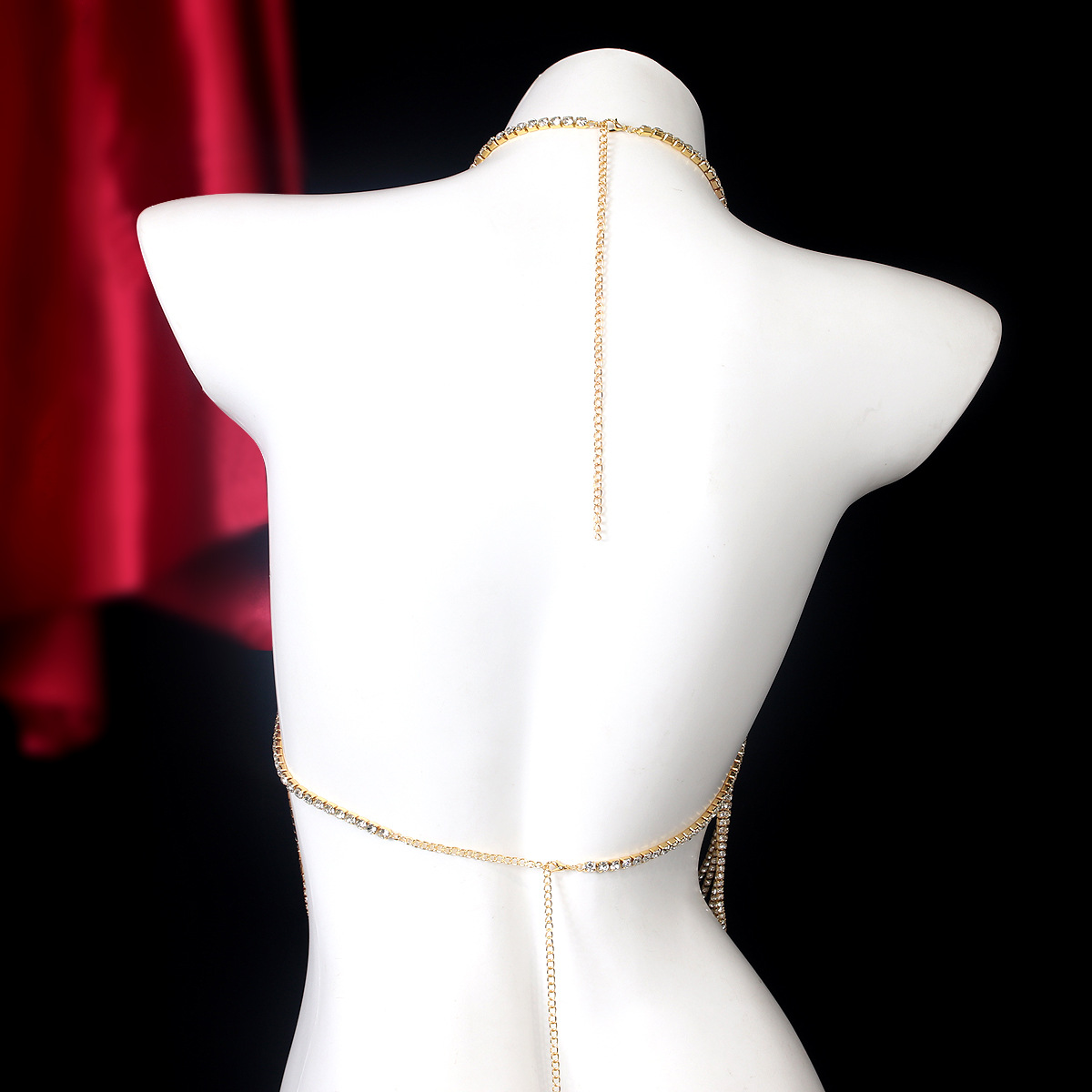 Luxuriöse Streifen Quasten Ret – Body Jewelry Gold Bewertung und Preis