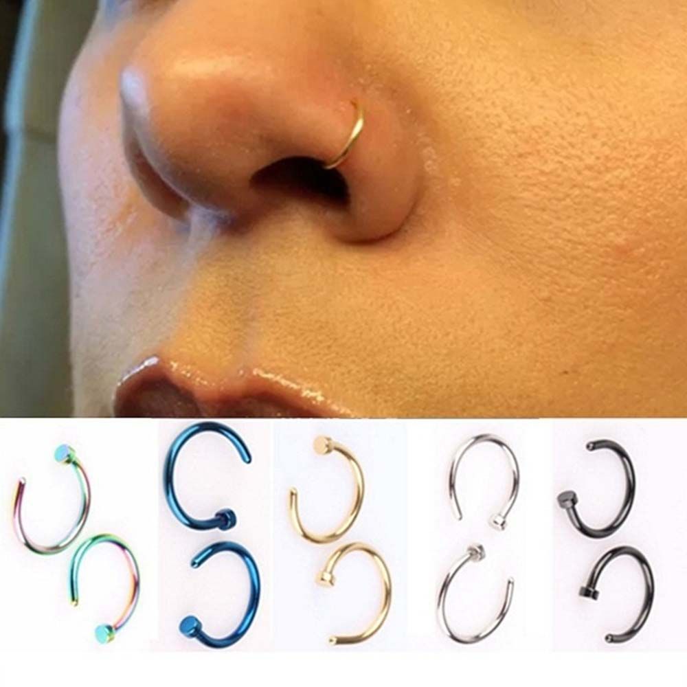 Dünne Septum C-Form Ohrstecker – Body Jewelry Lip Ring Bewertung und Preis