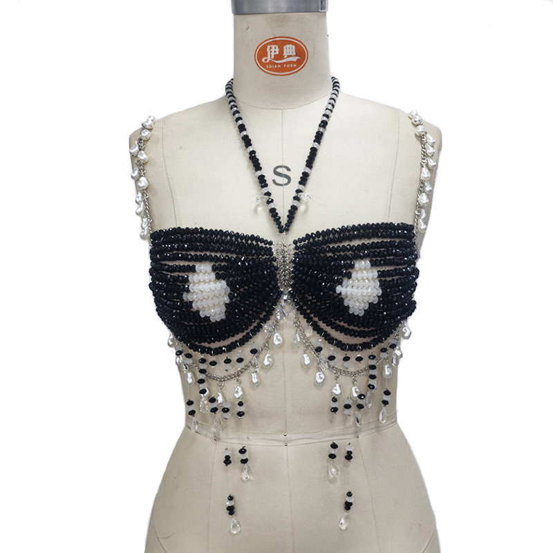 Handgemachte weibliche Kristal – Body Jewelry Nipple Chain Bewertung und Preis