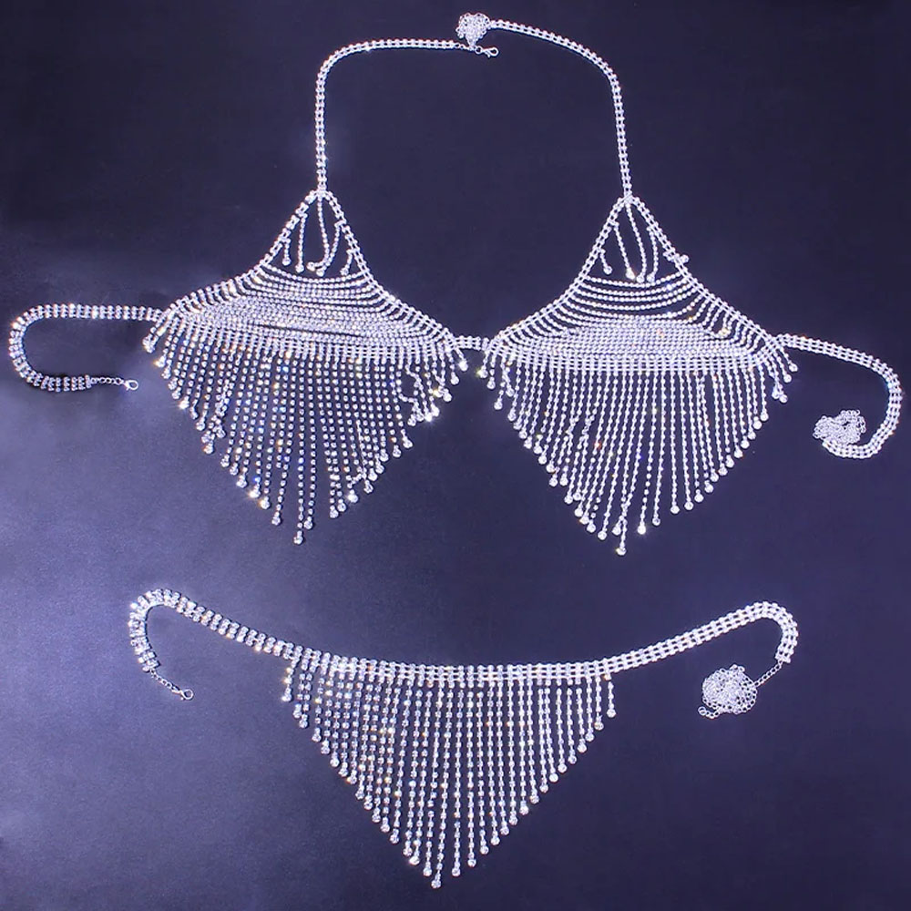 Bling Strass Quaste Körper ket – Body Jewelry Harness Bewertung und Preis