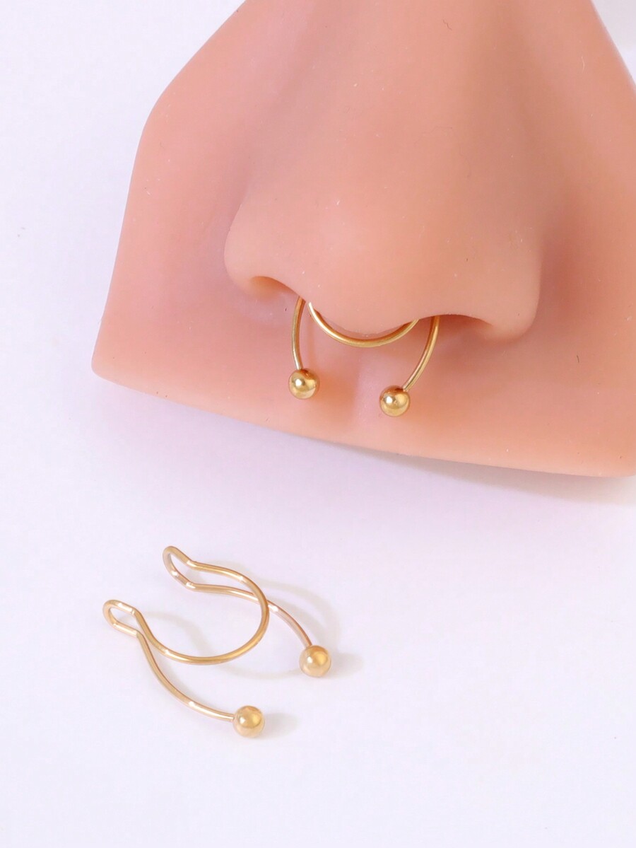 2 Stück Nasen- oder Lippenring – Body Jewelry Lip Ring Bewertung und Preis