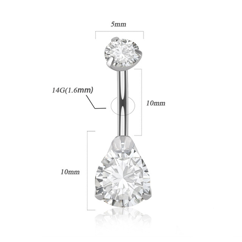 G23 Titan Bauchnabelpiercing D – Belly Bar Titanium Bewertung und Preis
