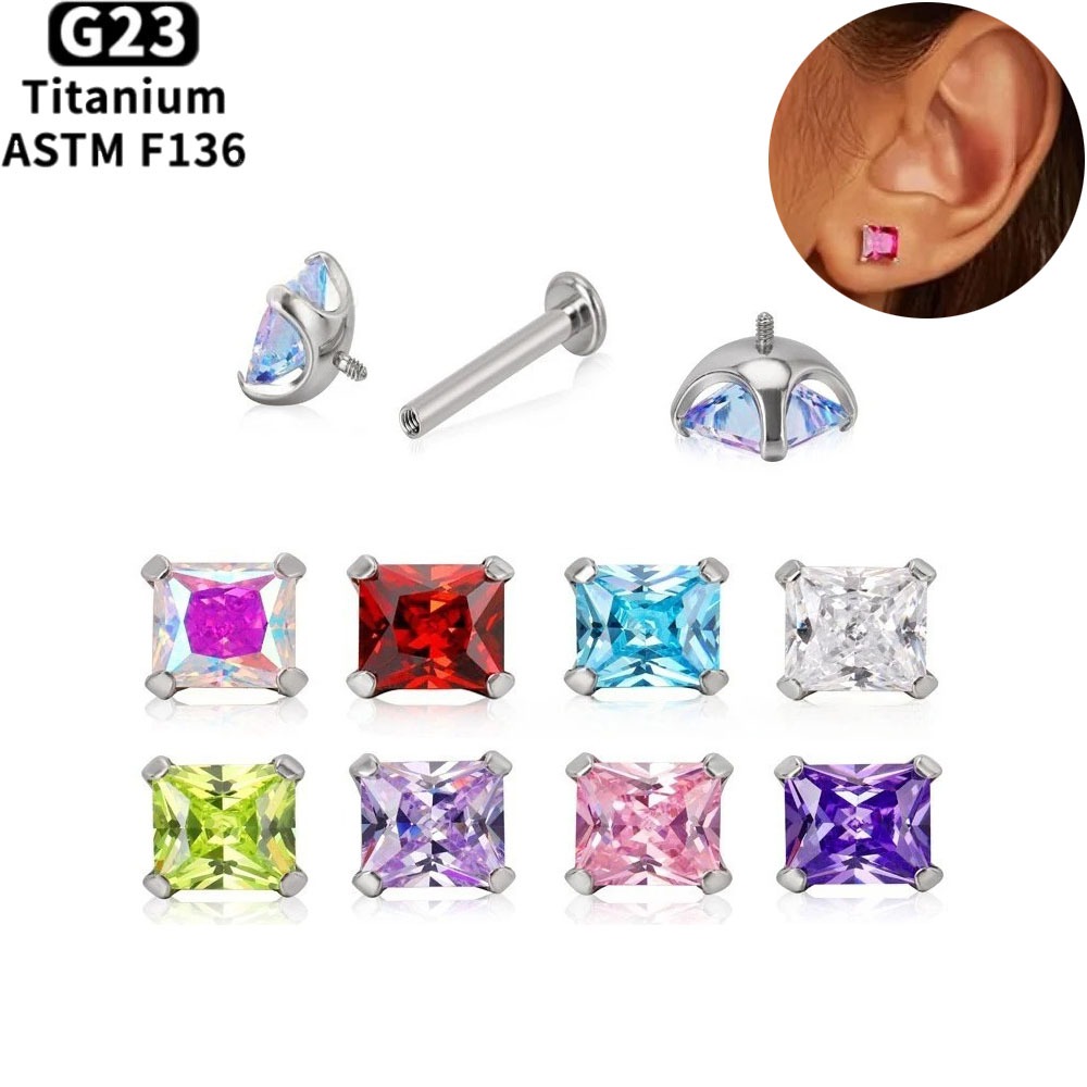 ASTM F136 Titan-Lippenpiercing – Body Jewelry Lip Ring Bewertung und Preis