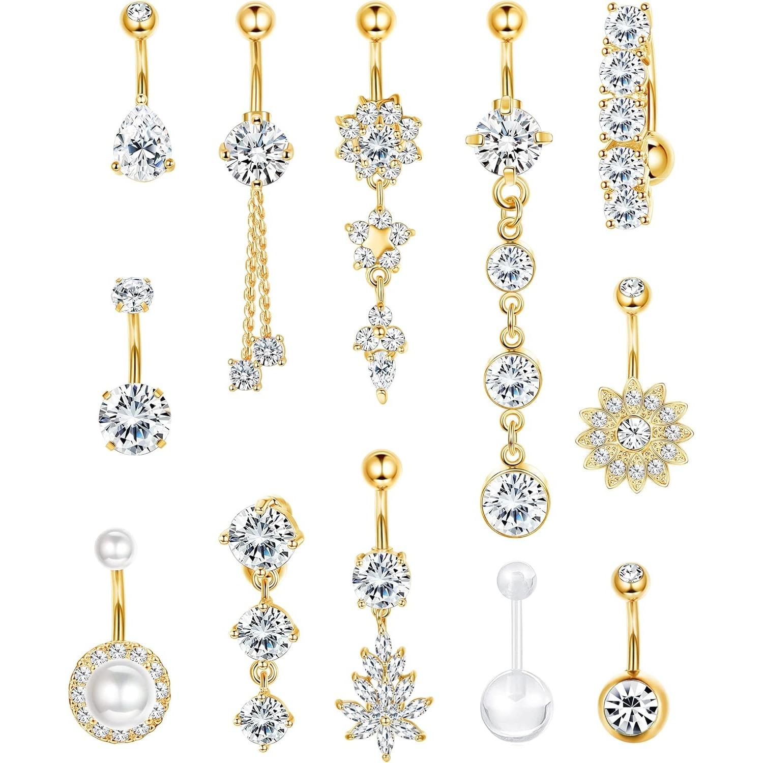 14G Standardgröße Unisex Langl – Body Piercing Quality Jewelry Bewertung und Preis
