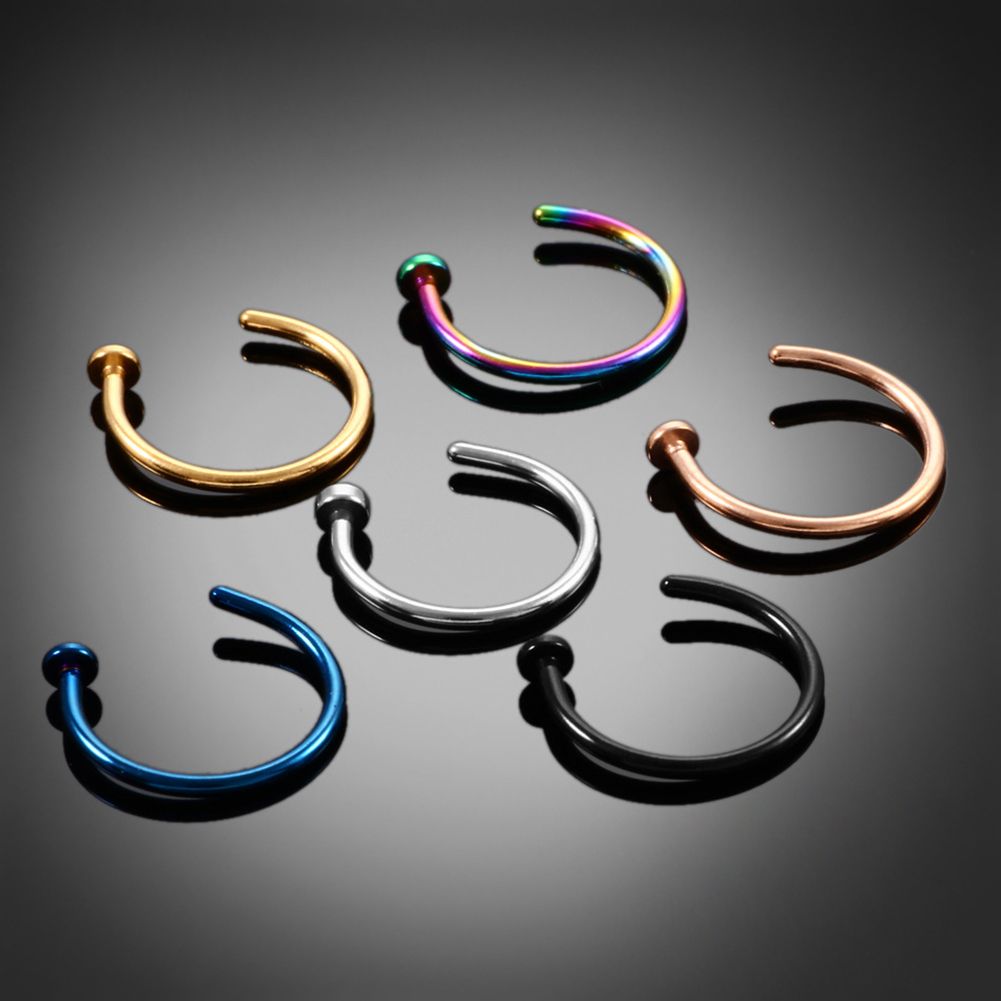 10 Stück Dünne Edelstahl C-For – Body Jewelry Lip Ring Bewertung und Preis