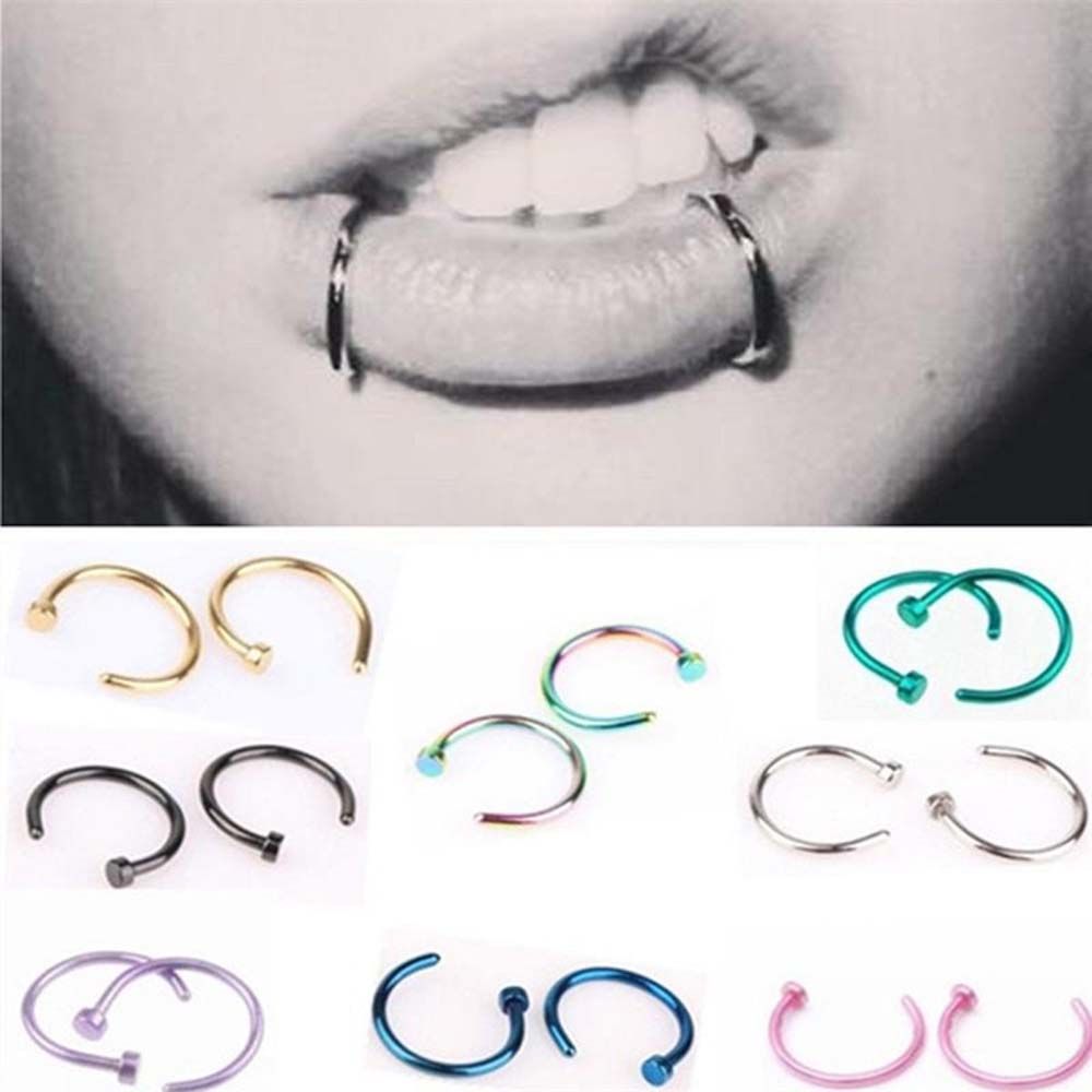 10 Stück Dünne Edelstahl C-For – Body Jewelry Lip Ring Bewertung und Preis