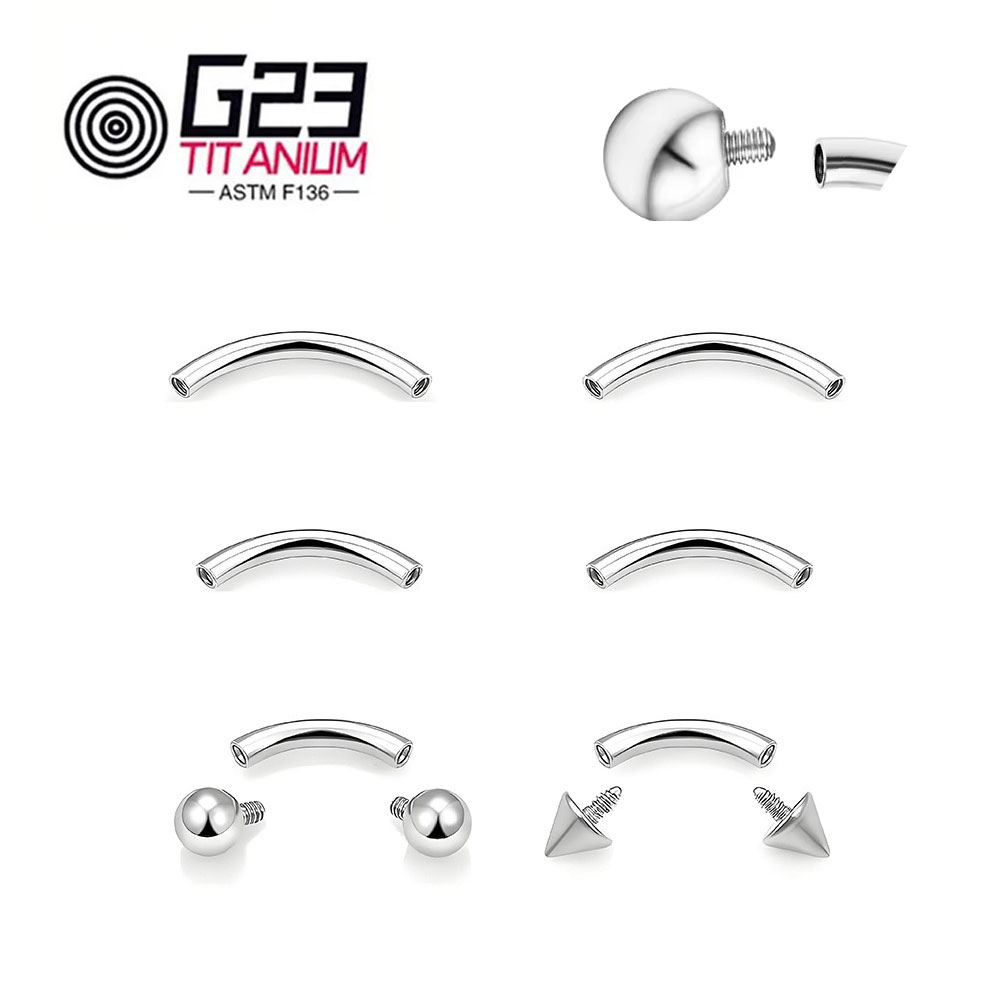 Großhandel 5/10/50 stücke G23  – Belly Bar Titanium Bewertung und Preis