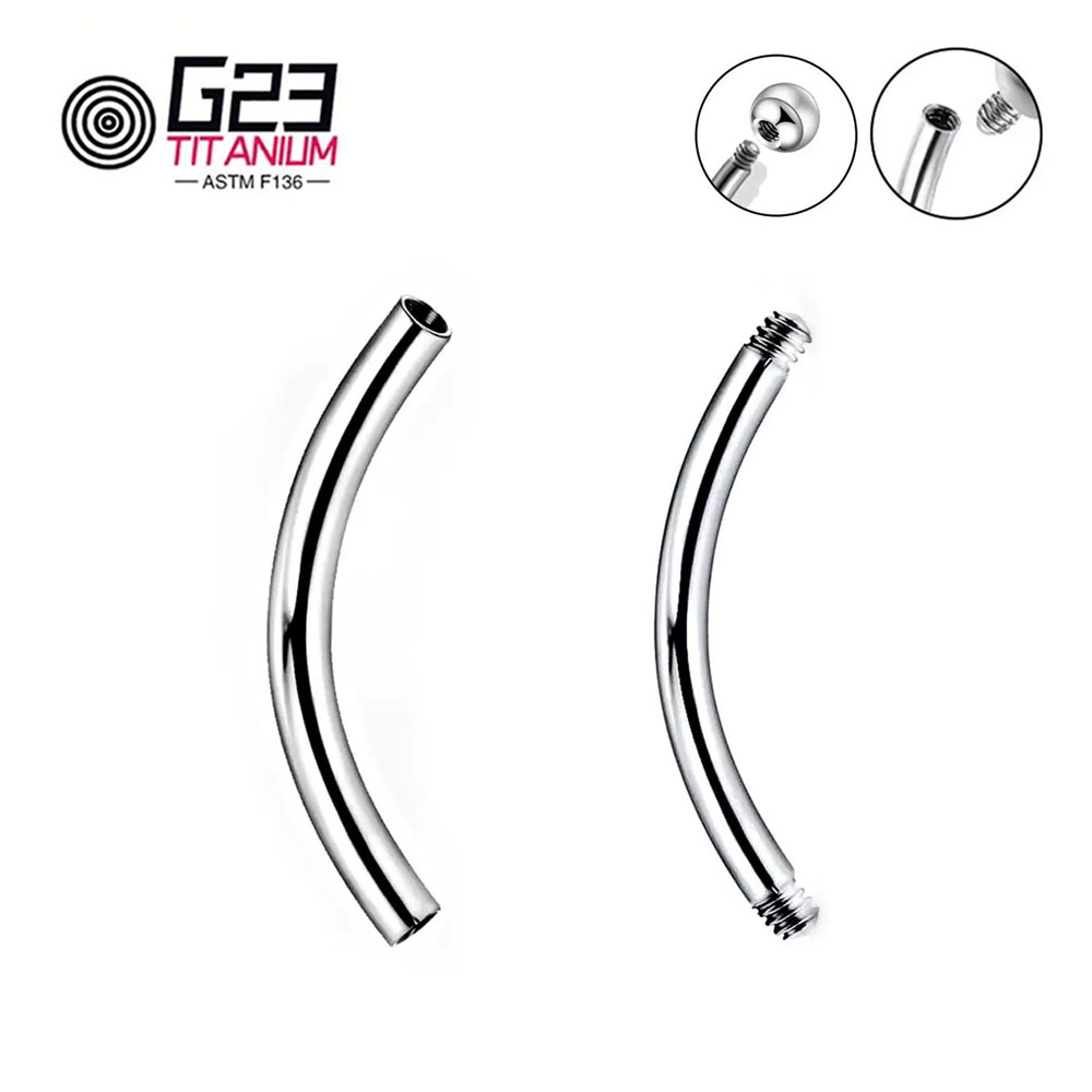 Großhandel 5/10/50 stücke G23  – Belly Bar Titanium Bewertung und Preis