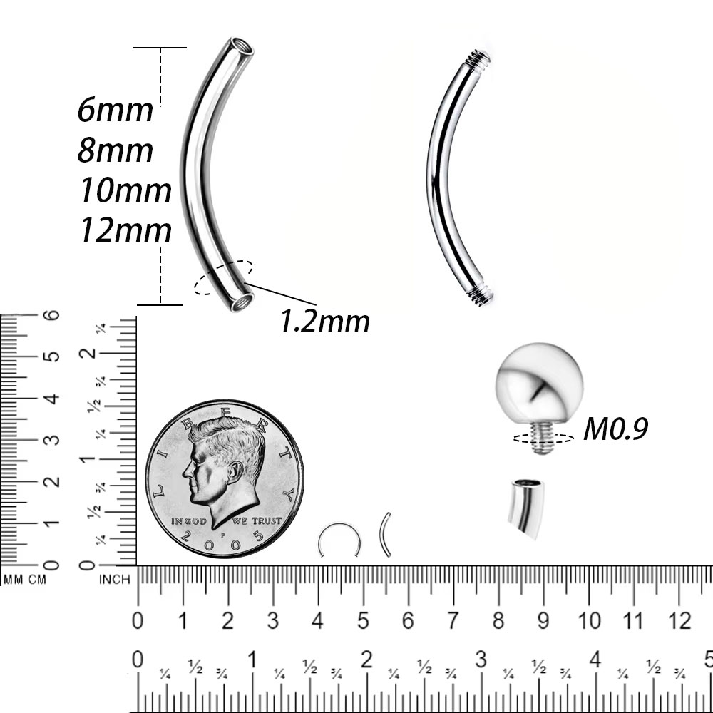 Großhandel 5/10/50 stücke G23  – Belly Bar Titanium Bewertung und Preis