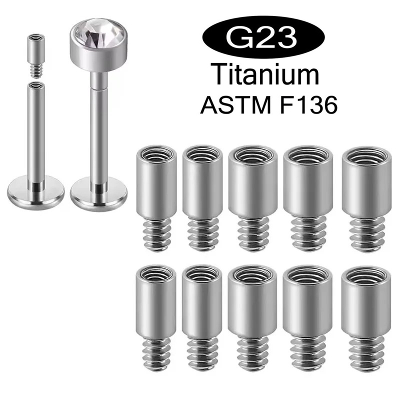 10 Stück ASTM F136 Titan Innen – Belly Bar Titanium Bewertung und Preis