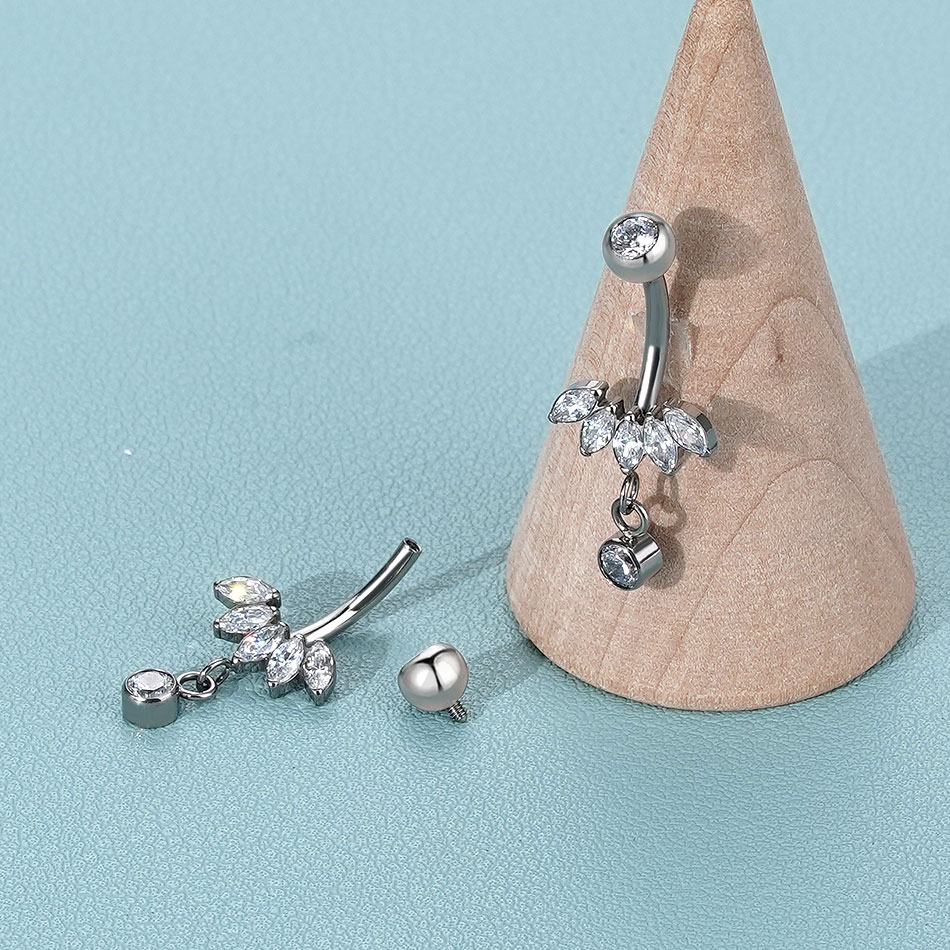 1PC Titan Bauchnabel Ringe Inn – Belly Bar Titanium Bewertung und Preis