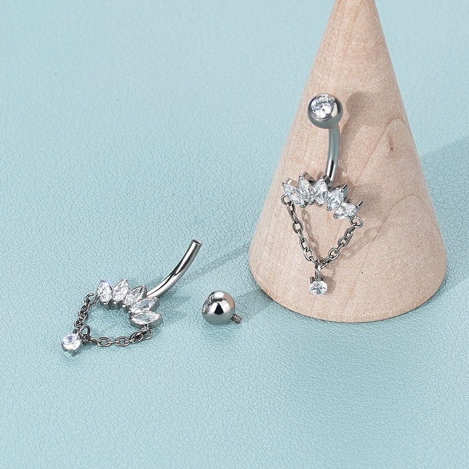 1PC Titan Bauchnabel Ringe Inn – Belly Bar Titanium Bewertung und Preis
