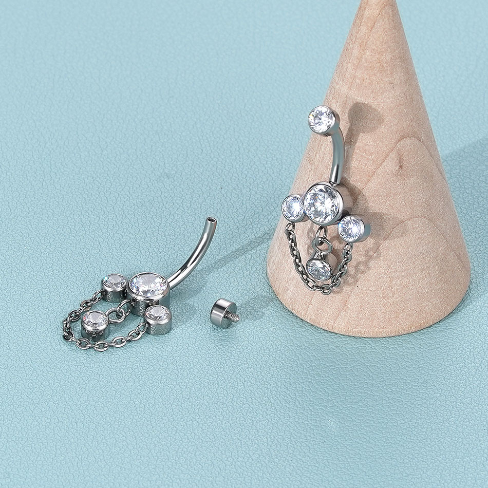 1PC Titan Bauchnabel Ringe Inn – Belly Bar Titanium Bewertung und Preis