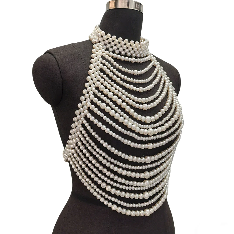 2026 Handgefertigte Weiße Perl – Body Jewelry Nipple Chain Bewertung und Preis