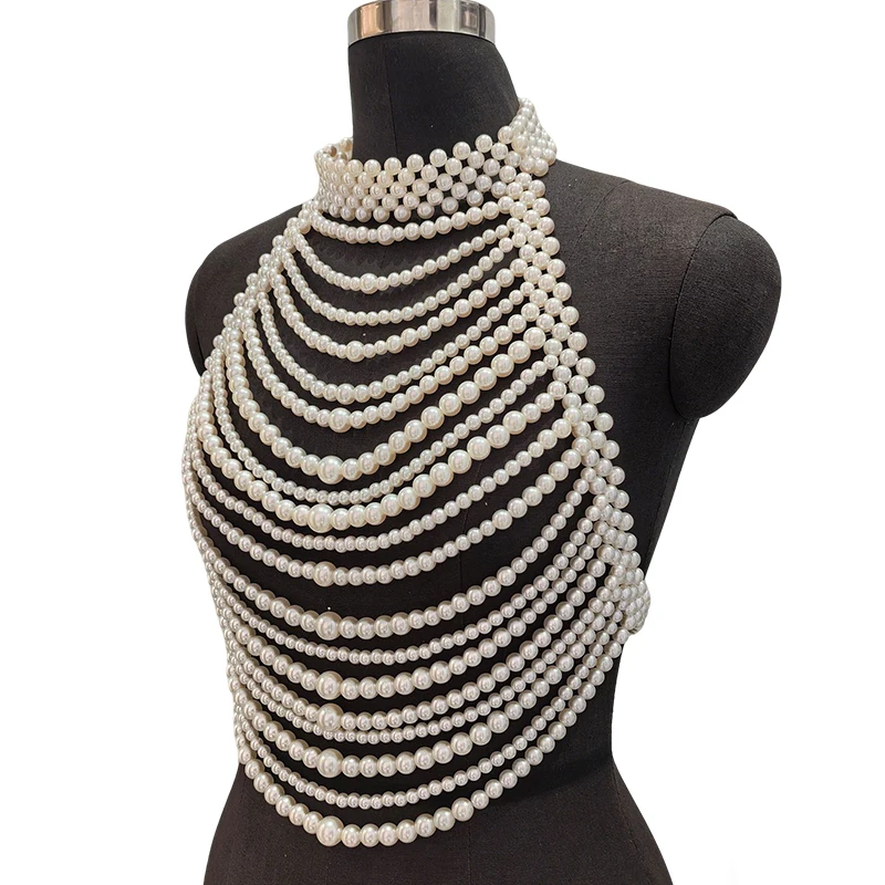 2026 Handgefertigte Weiße Perl – Body Jewelry Nipple Chain Bewertung und Preis