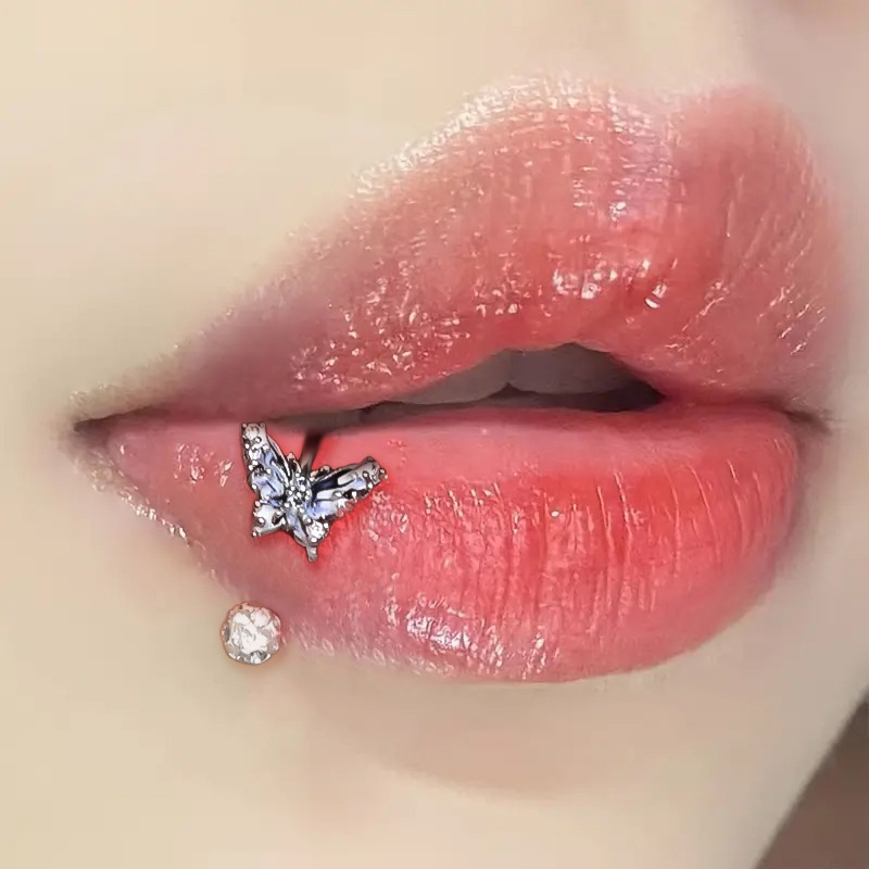 ASTM F136 Titan Schmetterlings – Body Jewelry Lip Ring Bewertung und Preis