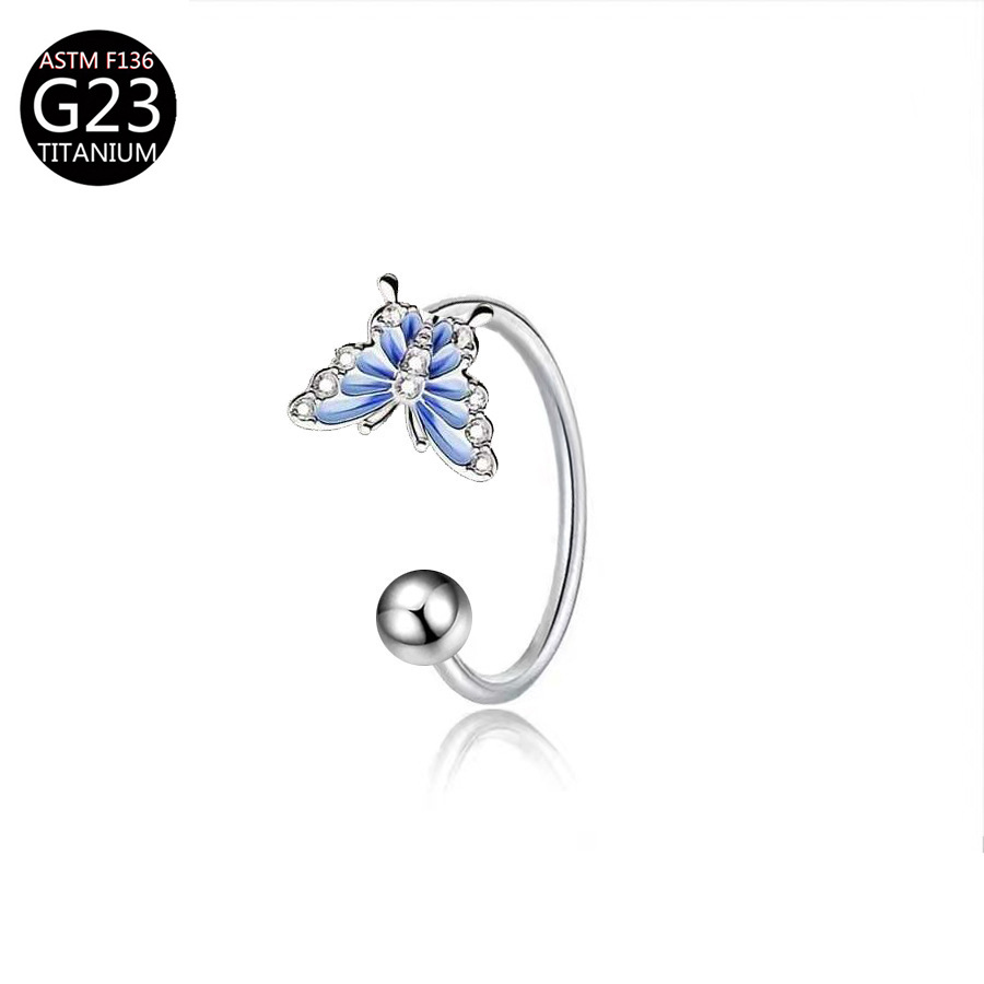 ASTM F136 Titan Schmetterlings – Body Jewelry Lip Ring Bewertung und Preis