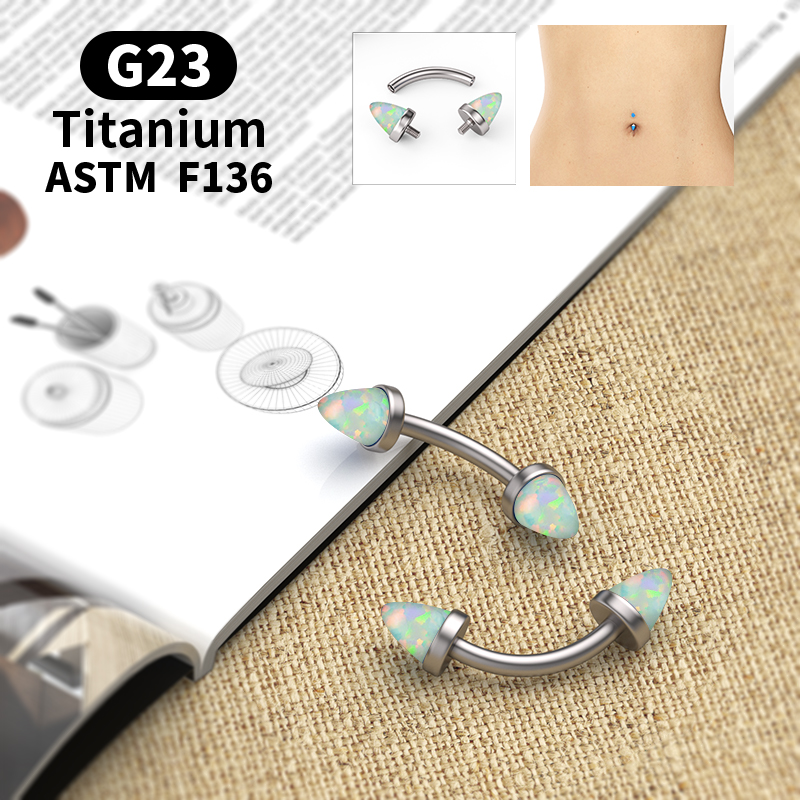 G23 Titan Exquisite Opal Bauch – Belly Bar Titanium Bewertung und Preis