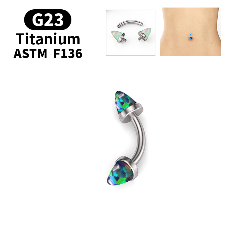 G23 Titan Exquisite Opal Bauch – Belly Bar Titanium Bewertung und Preis