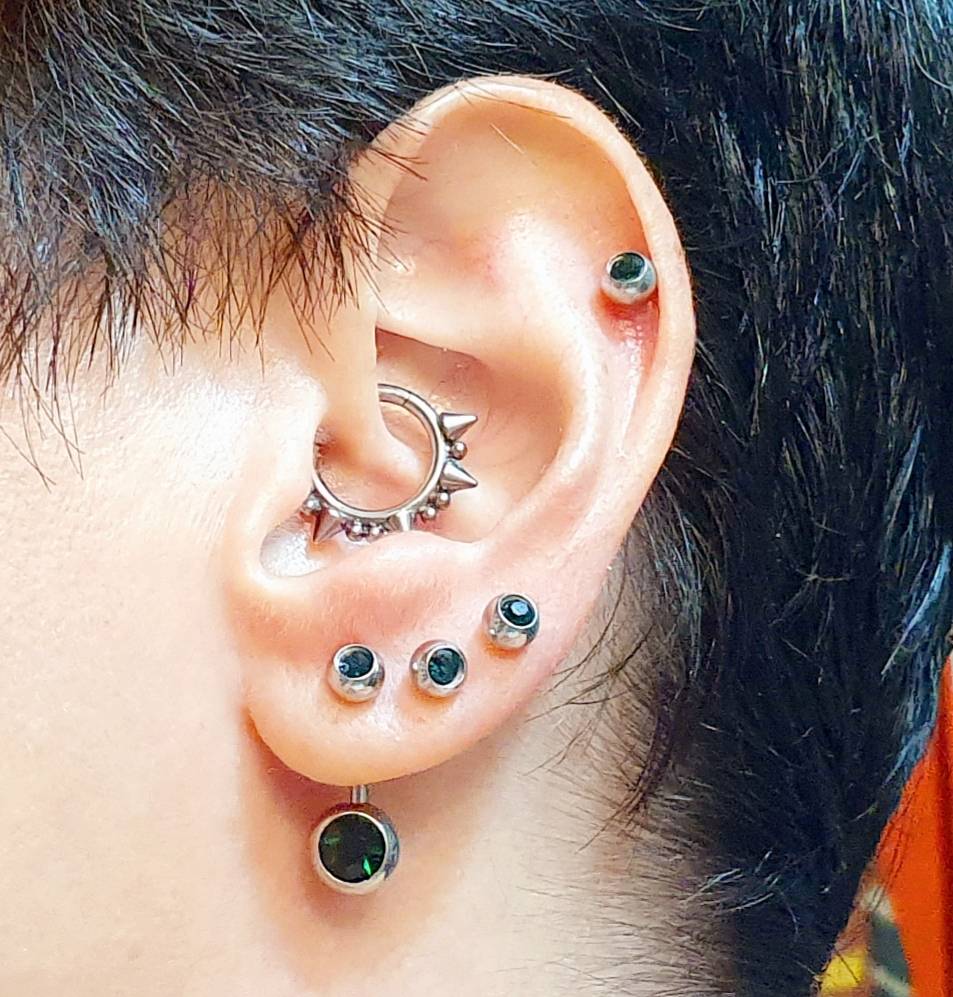 10 Teile/los Edelstahl Nabel P – Belly Bar Titanium Bewertung und Preis