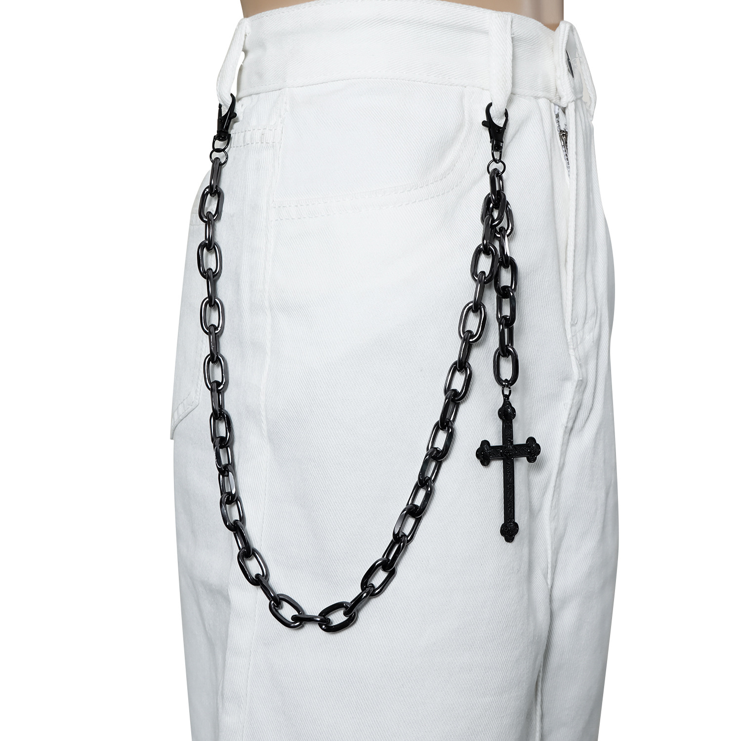 Hip-Hop Gothic Metall-Kreuzanh – Body Jewelry Quality Bewertung und Preis